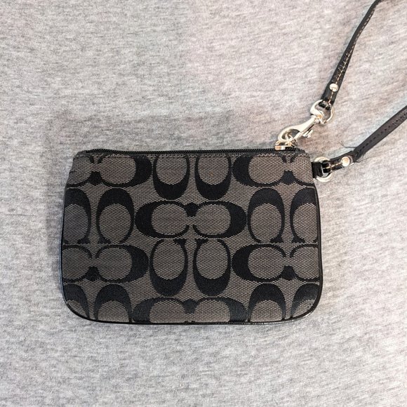 Coach Logo Wristlet Bag - Picture 2 of 4